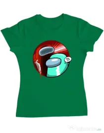 Tricou ADLER dama Behind you Verde mediu
