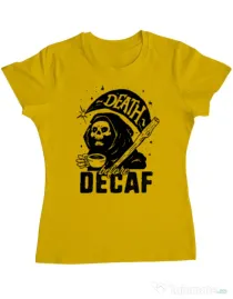Tricou ADLER dama Decaf Galben