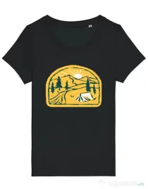 Tricou STANLEY STELLA dama River camp Negru