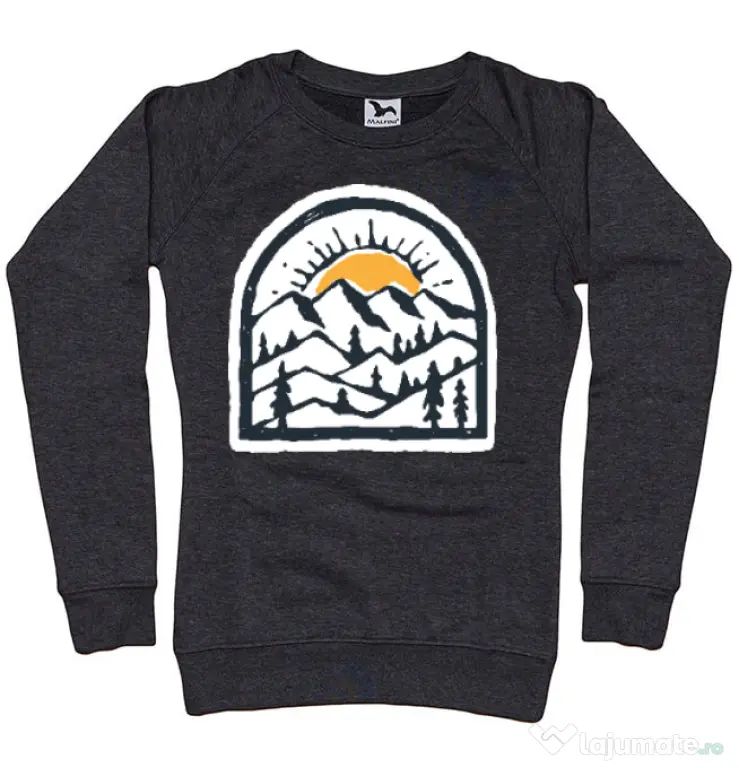 Bluza ADLER dama Mountain beauty Negru melanj