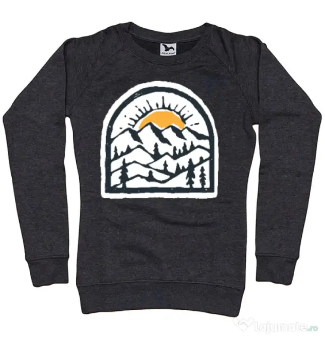 Bluza ADLER dama Mountain beauty Negru melanj