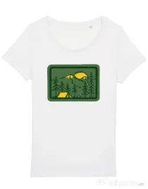 Tricou STANLEY STELLA dama Camping 2 Alb