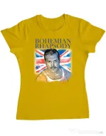 Tricou ADLER dama Bohemian Rhapsody Galben