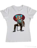 Tricou ADLER dama Sanchez Alb