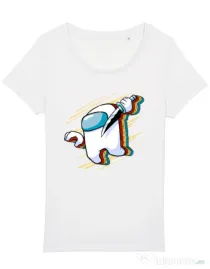 Tricou STANLEY STELLA dama Slow mo Alb