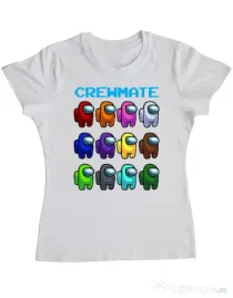 Tricou ADLER dama Crewmate Alb