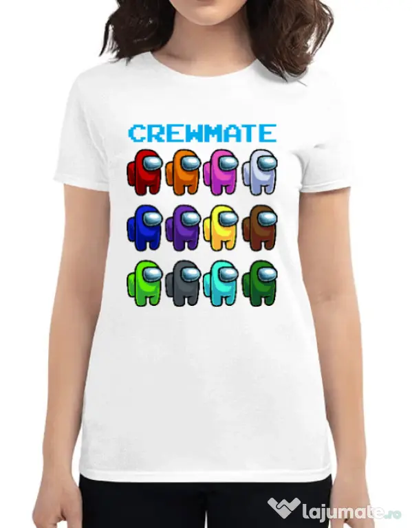 Tricou ADLER dama Crewmate Alb