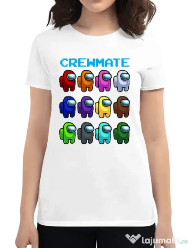 Tricou ADLER dama Crewmate Alb