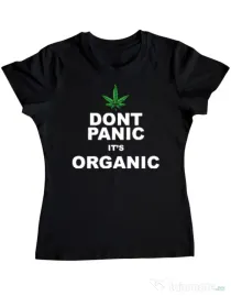 Tricou ADLER dama Organic Negru