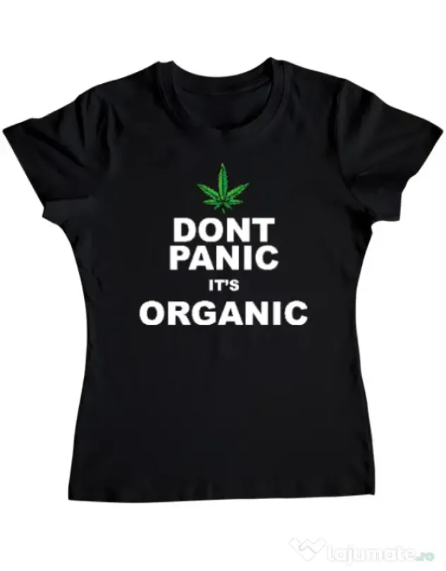 Tricou ADLER dama Organic Negru