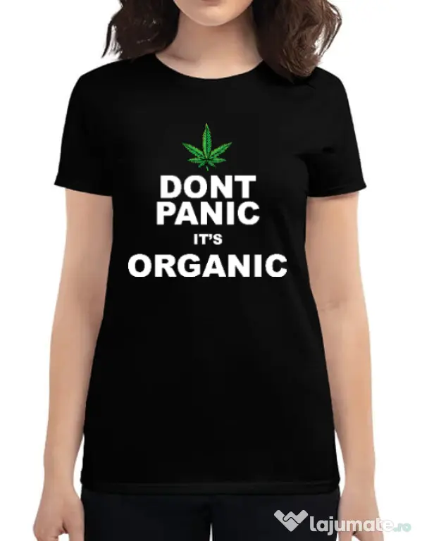 Tricou ADLER dama Organic Negru