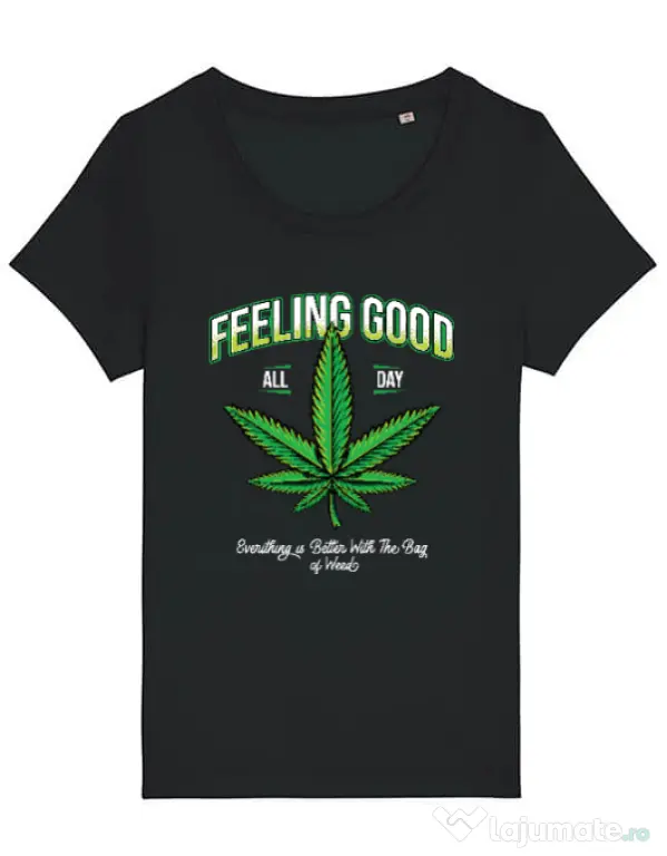 Tricou STANLEY STELLA dama Good ganja Negru