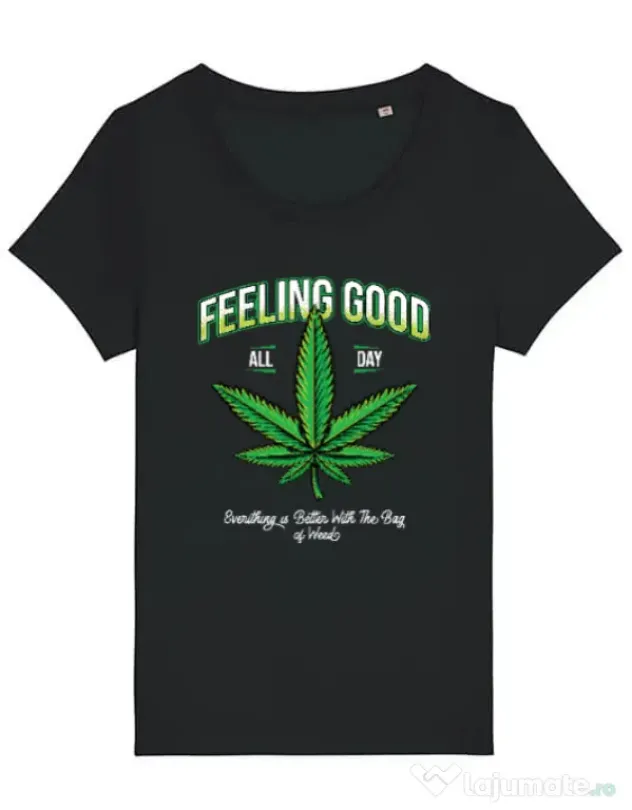 Tricou STANLEY STELLA dama Good ganja Negru