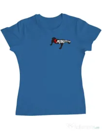 Tricou ADLER dama 5 minute Albastru azuriu