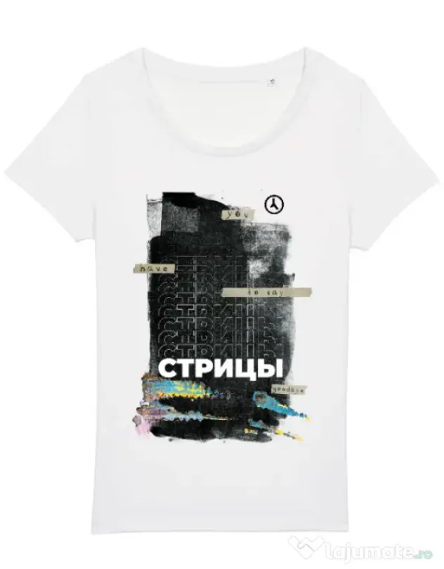 Tricou STANLEY STELLA dama Russian Goodbye Alb