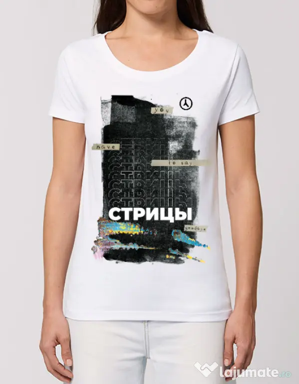 Tricou STANLEY STELLA dama Russian Goodbye Alb