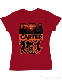 Tricou personalizat dama dincartier Rosu