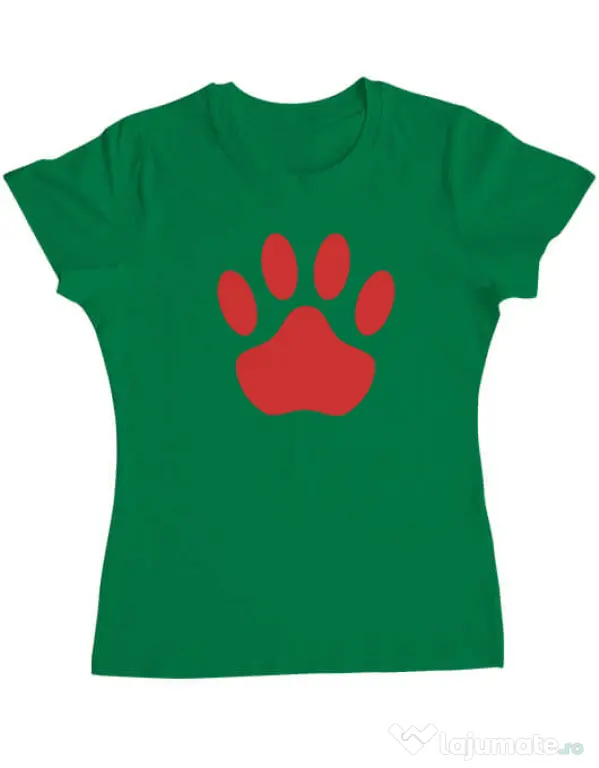 Tricou personalizat dama Custom design Verde mediu