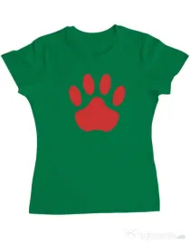 Tricou personalizat dama Custom design Verde mediu