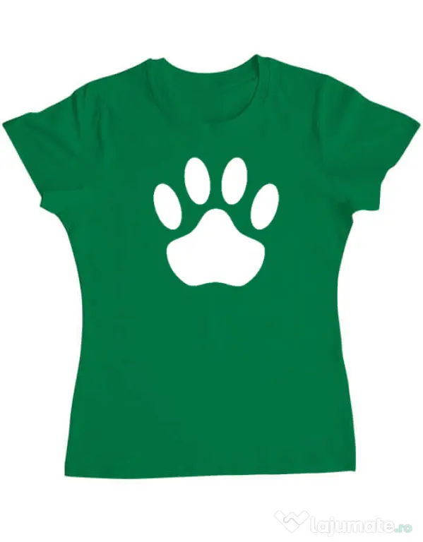 Tricou personalizat dama Custom design Verde mediu