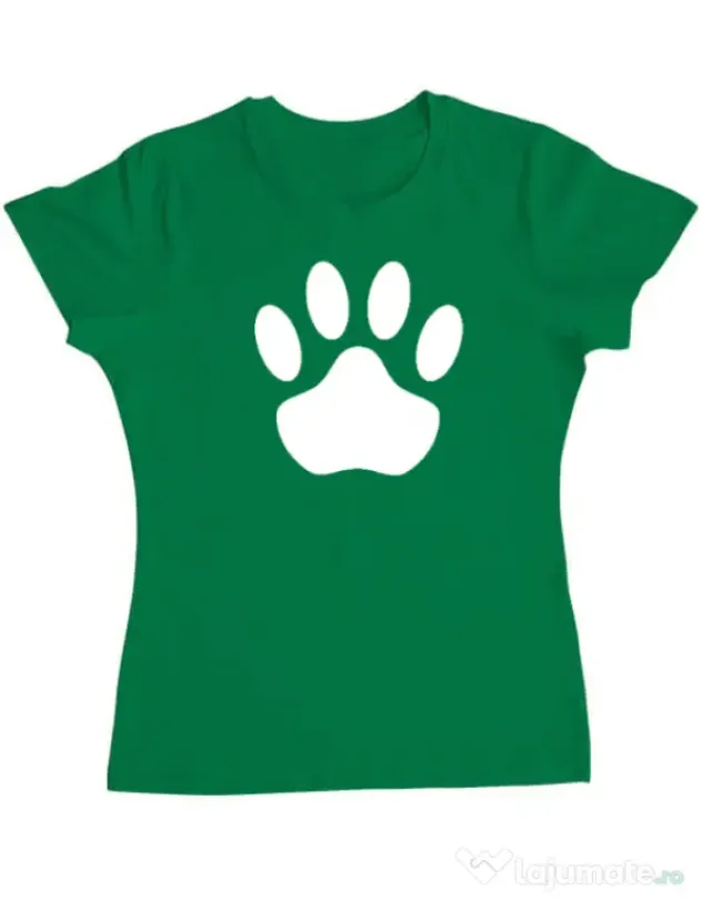 Tricou personalizat dama Custom design Verde mediu