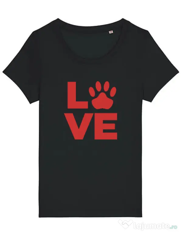 Tricou STANLEY STELLA dama Love Kola Kariola Rosu Negru