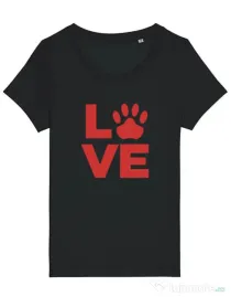 Tricou STANLEY STELLA dama Love Kola Kariola Rosu Negru