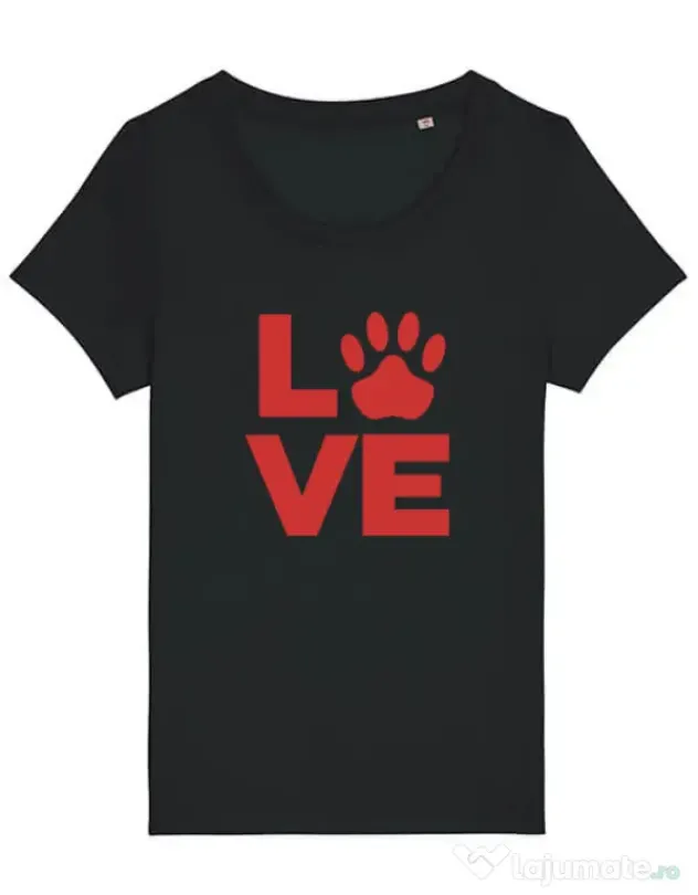 Tricou STANLEY STELLA dama Love Kola Kariola Rosu Negru