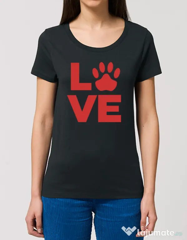 Tricou STANLEY STELLA dama Love Kola Kariola Rosu Negru
