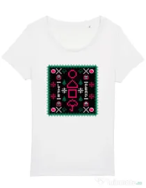Tricou STANLEY STELLA dama Childhood Pattern Alb