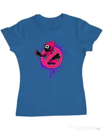 Tricou personalizat dama Squid Game 2 Albastru azuriu