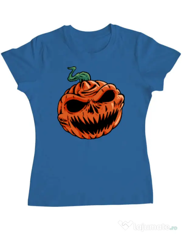 Tricou personalizat dama Pumpkin Albastru azuriu