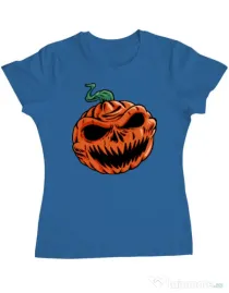 Tricou personalizat dama Pumpkin Albastru azuriu