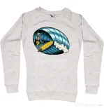 Bluza personalizata dama Surf Nose Migdala melanj