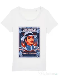 Tricou STANLEY STELLA dama Michael Jackson Alb