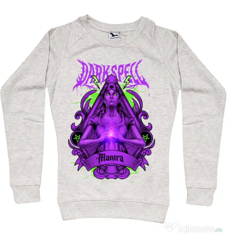 Bluza personalizata dama DARK SPELL Migdala melanj