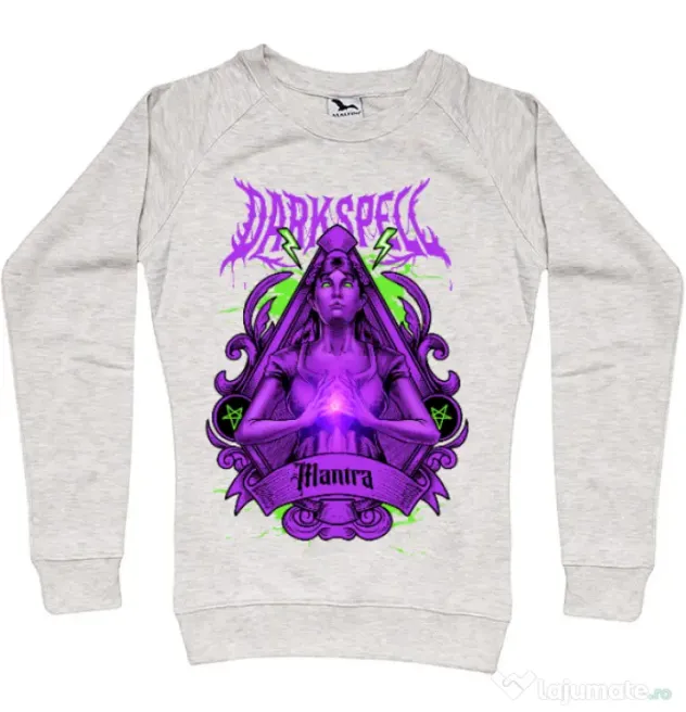 Bluza personalizata dama DARK SPELL Migdala melanj