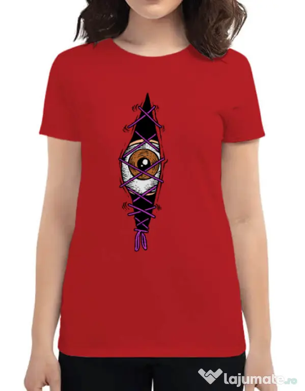 Tricou personalizat dama INSIDE OF ME Rosu