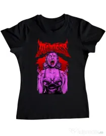 Tricou personalizat dama MADNESS Negru