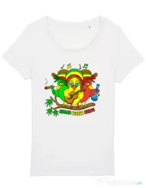 Tricou STANLEY STELLA dama Three Little Birds Alb