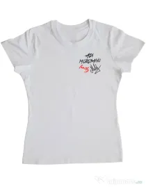 Tricou personalizat dama Adi Morosanu FAMILY VIP Alb