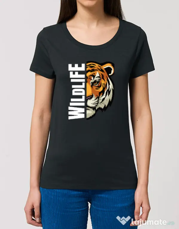 Tricou STANLEY STELLA dama WildLife (dark) Negru