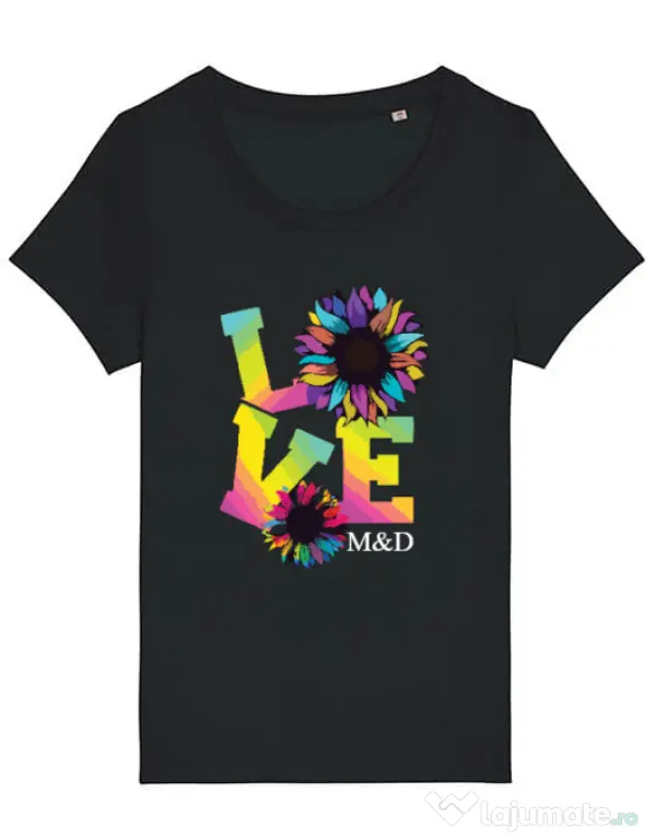 Tricou STANLEY STELLA dama M&D 18 Love Negru