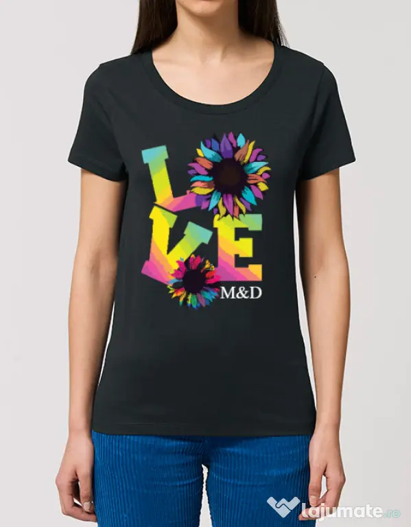 Tricou STANLEY STELLA dama M&D 18 Love Negru
