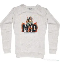 Bluza personalizata dama Mom you are my best friend 2 Migdala melanj