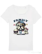 Tricou STANLEY STELLA dama BULLDOG 16 Alb