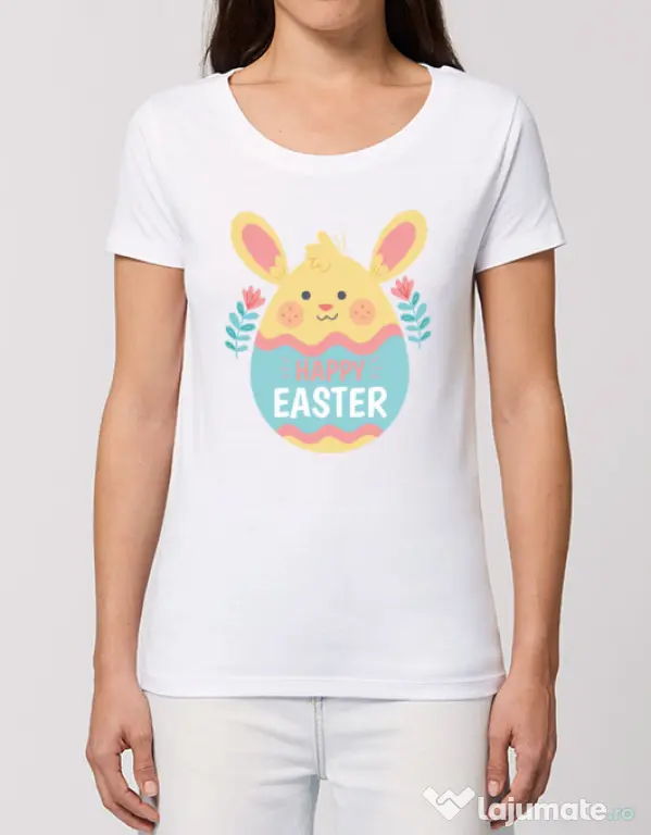 Tricou STANLEY STELLA dama BUNNY CUTE Alb