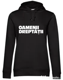 Hanorac dama cu gluga Tricou OD Negru