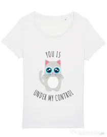 Tricou STANLEY STELLA dama Under my control Alb