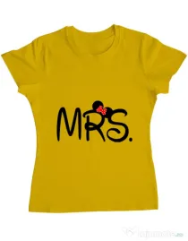 Tricou ADLER dama Mrs Minnie Galben